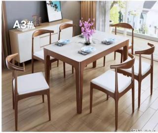 T08高级长方桌，胡桃色  1.35米带炉一桌四椅650元，现货11套。 - 茂名28生活网 mm.28life.com